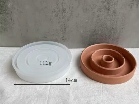 Molde silicona portavela circulos grandes BM4051 (1)